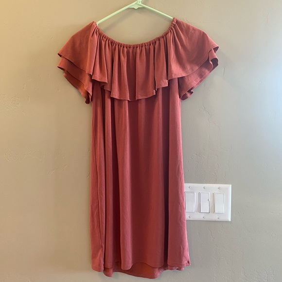 Solemio rose color dress - Picture 3 of 5